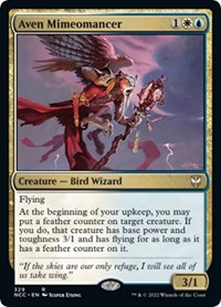 Aven Mimeomancer, Commander: Streets of New Capenna