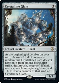 Crystalline Giant, Commander: Streets of New Capenna