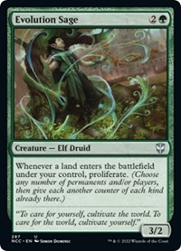 Evolution Sage, Commander: Streets of New Capenna