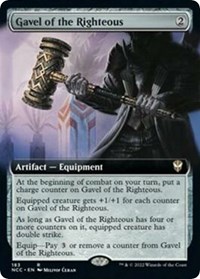 Gavel of the Righteous (Extended Art), Commander: Streets of New Capenna