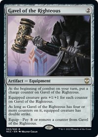 Gavel of the Righteous, Commander: Streets of New Capenna
