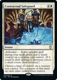 Contractual Safeguard, Commander: Streets of New Capenna
