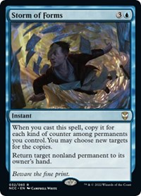 Storm of Forms, Commander: Streets of New Capenna