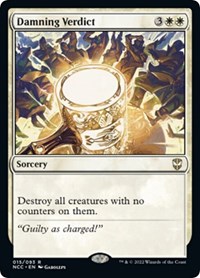 Damning Verdict, Commander: Streets of New Capenna