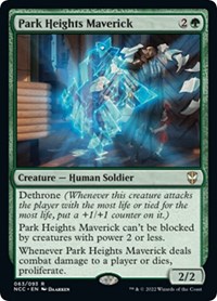Park Heights Maverick, Commander: Streets of New Capenna
