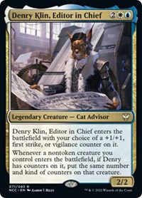 Denry Klin, Editor in Chief, Commander: Streets of New Capenna