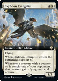 Skyboon Evangelist (Extended Art), Commander: Streets of New Capenna