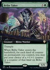 Bribe Taker (Extended Art), Commander: Streets of New Capenna