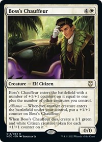 Boss's Chauffeur, Commander: Streets of New Capenna
