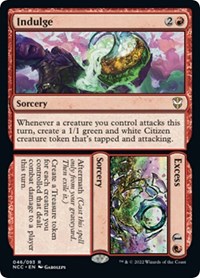 Indulge // Excess, Commander: Streets of New Capenna