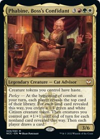 Phabine, Boss's Confidant, Commander: Streets of New Capenna