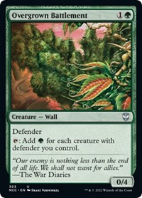 Overgrown Battlement, Commander: Streets of New Capenna
