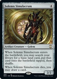Solemn Simulacrum, Commander: Streets of New Capenna