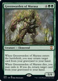 Greenwarden of Murasa, Commander: Streets of New Capenna