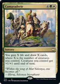 Camaraderie, Commander: Streets of New Capenna