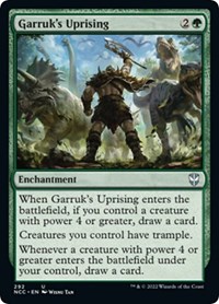 Garruk's Uprising, Commander: Streets of New Capenna
