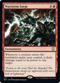 Warstorm Surge, Commander: Streets of New Capenna