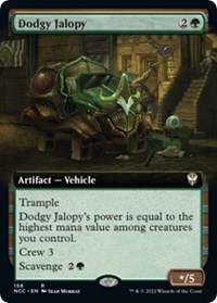 Dodgy Jalopy (Extended Art), Commander: Streets of New Capenna