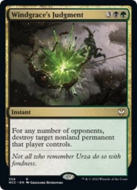 Windgrace's Judgment, Commander: Streets of New Capenna