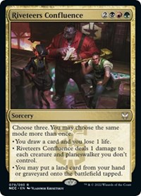 Riveteers Confluence, Commander: Streets of New Capenna