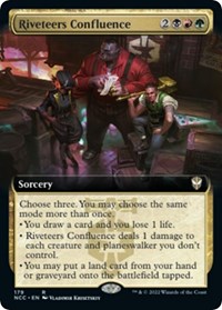Riveteers Confluence (Extended Art), Commander: Streets of New Capenna
