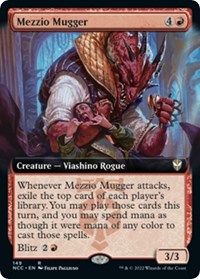Mezzio Mugger (Extended Art), Commander: Streets of New Capenna