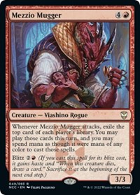 Mezzio Mugger, Commander: Streets of New Capenna