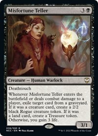 Misfortune Teller, Commander: Streets of New Capenna