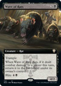 Wave of Rats (Extended Art), Commander: Streets of New Capenna
