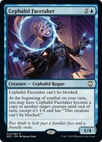 Cephalid Facetaker, Commander: Streets of New Capenna
