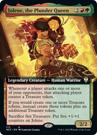 Jolene, the Plunder Queen (Extended Art), Commander: Streets of New Capenna