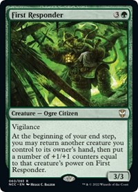 First Responder, Commander: Streets of New Capenna