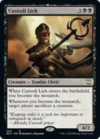 Custodi Lich, Commander: Streets of New Capenna