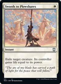 Swords to Plowshares, Commander: Streets of New Capenna