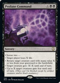 Profane Command, Commander: Streets of New Capenna