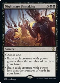 Nightmare Unmaking, Commander: Streets of New Capenna