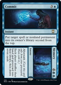 Commit // Memory, Commander: Streets of New Capenna