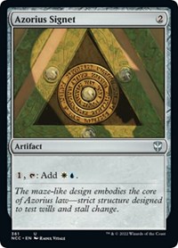 Azorius Signet, Commander: Streets of New Capenna