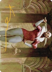Mage's Attendant Art Card (Gold-Stamped Signature), Art Series: Streets of New Capenna