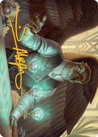 Speakeasy Server Art Card (Gold-Stamped Signature), Art Series: Streets of New Capenna