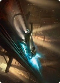 Run Out of Town Art Card, Art Series: Streets of New Capenna
