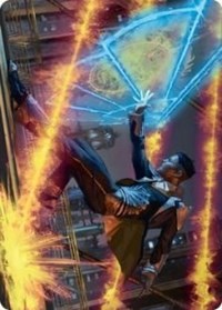 Wingshield Agent Art Card, Art Series: Streets of New Capenna