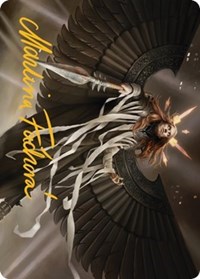 Angel of Suffering Art Card (Gold-Stamped Signature), Art Series: Streets of New Capenna