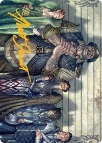 Rogues' Gallery Art Card (Gold-Stamped Signature), Art Series: Streets of New Capenna