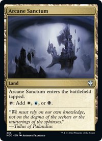 Arcane Sanctum, Commander: Streets of New Capenna