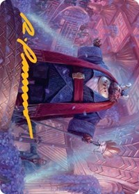 Jetmir, Nexus of Revels Art Card (27/81) (Gold-Stamped Signature), Art Series: Streets of New Capenna