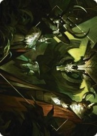Meeting of the Five Art Card, Art Series: Streets of New Capenna