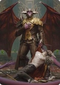 Ob Nixilis, the Adversary Art Card (31/81), Art Series: Streets of New Capenna