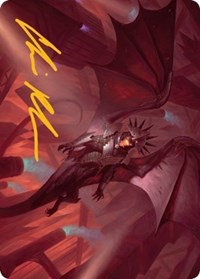 Ziatora, the Incinerator Art Card (Gold-Stamped Signature), Art Series: Streets of New Capenna