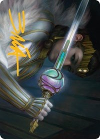 Luxior, Giada's Gift Art Card (Gold-Stamped Signature), Art Series: Streets of New Capenna